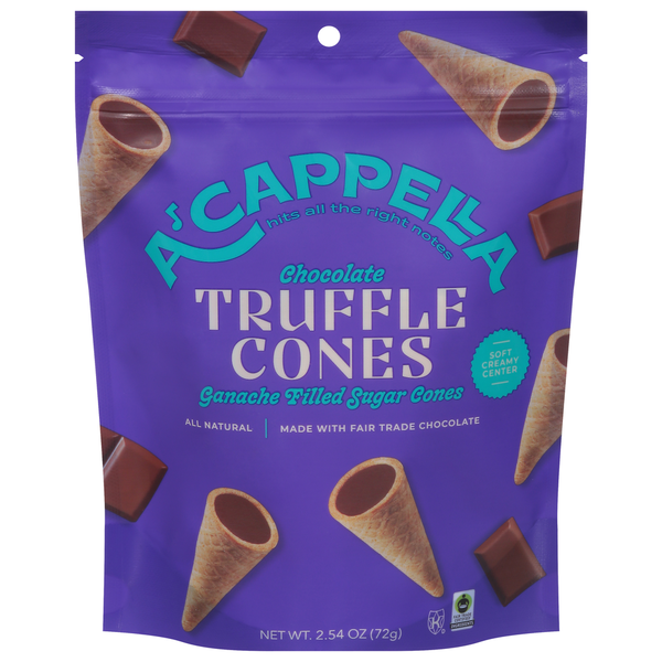 A'Cappella Chocolate Truffle Cones