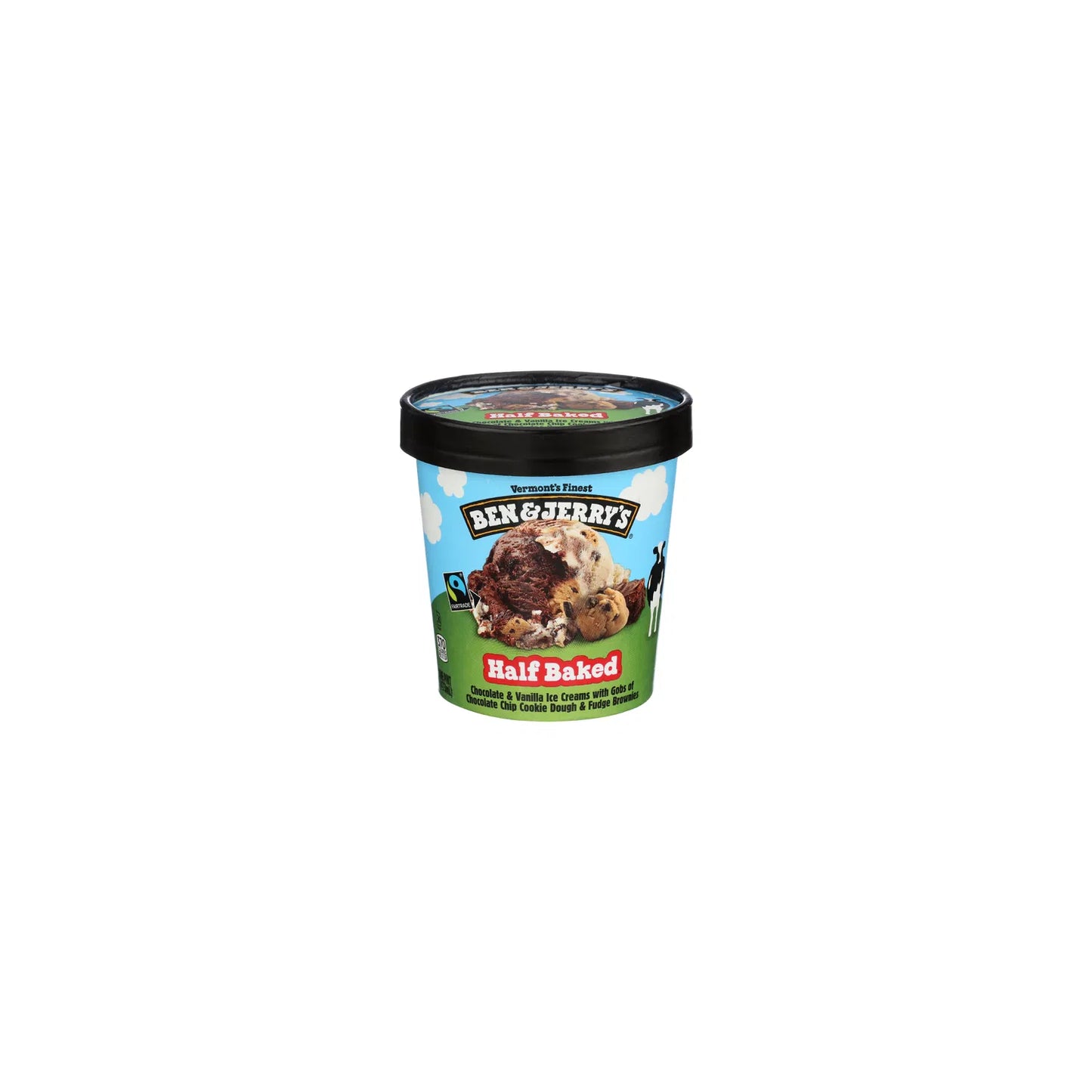 Ben & Jerry's Half Baked:Chocolate Fudge Brownie meets Chocolate Chip Cookie Dough