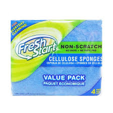 Fresh Start 4 pack sponge
