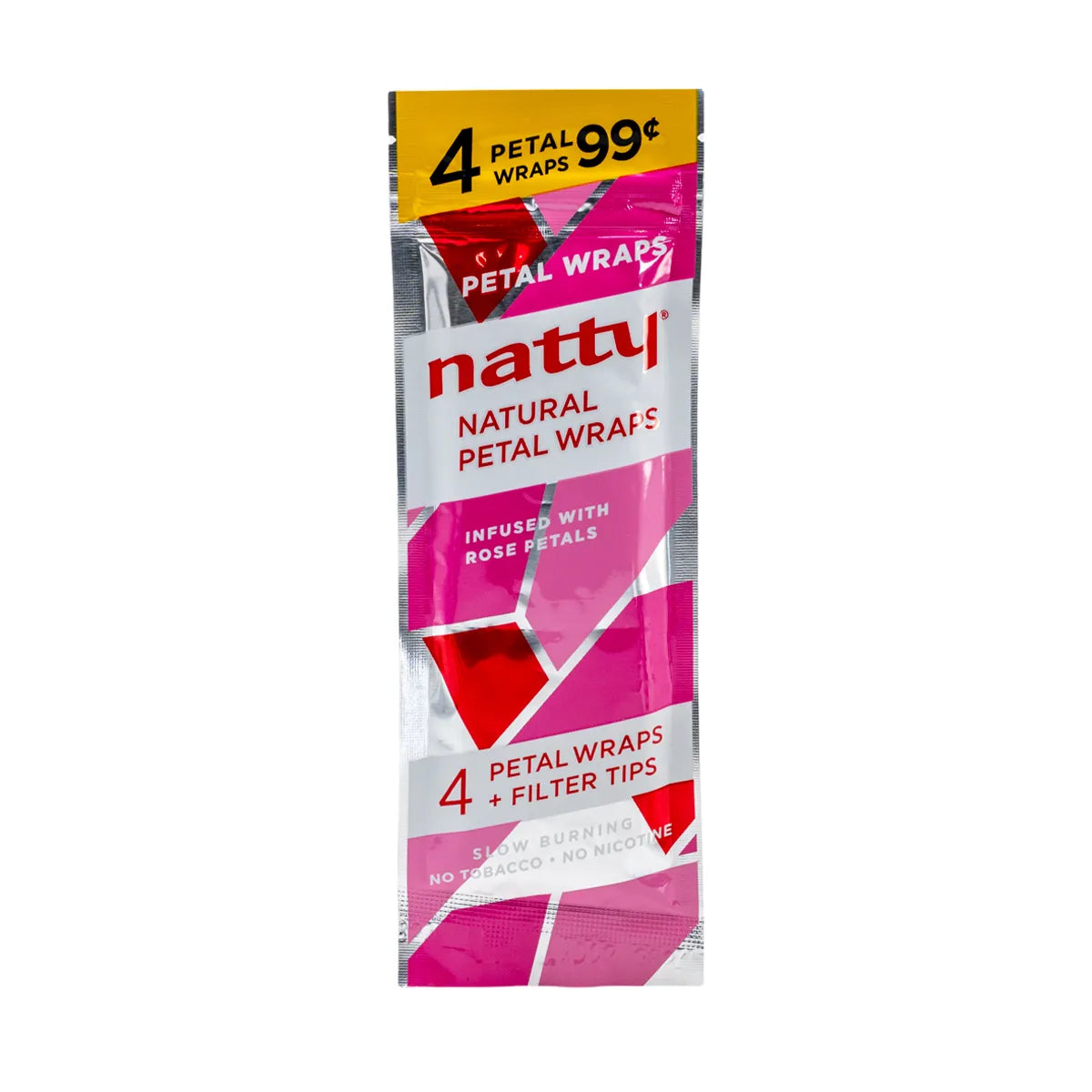 Natty Natural Petal Wraps Infused with Rose Petal
