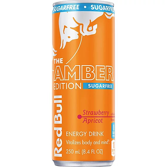 Red Bull The Amber Edition Strawberry Apricot Sugar Free
