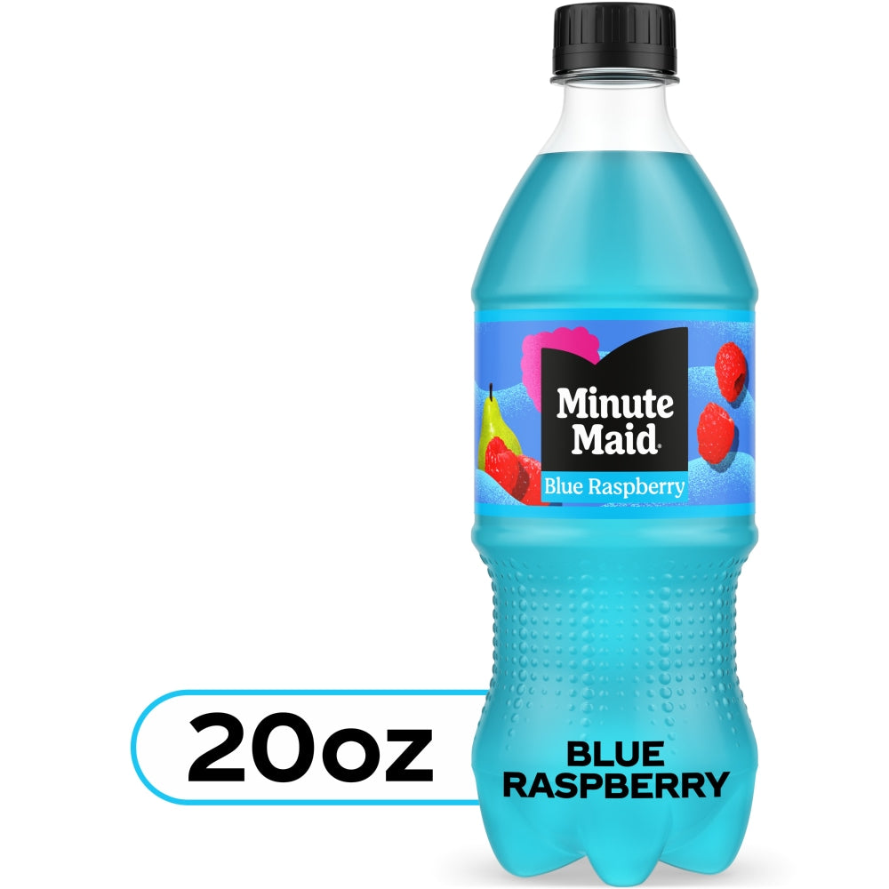 Minute Maid Blue Raspberry Fruit Drink - 20 oz Bottle