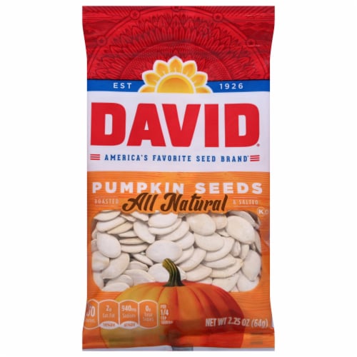 David Roasted & Salted Pumpkin Seeds (Pepitas) - 2.25 oz