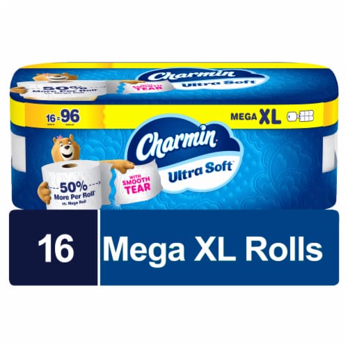 Charmin Ultra Soft Toilet Paper - 16 Mega Rolls