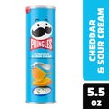Pringles Potato Crisps - Cheddar & Sour Cream, 5.5 Oz