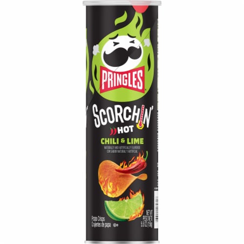 Pringles Scorchin Hot Ones Crisps - 5.5 oz Can