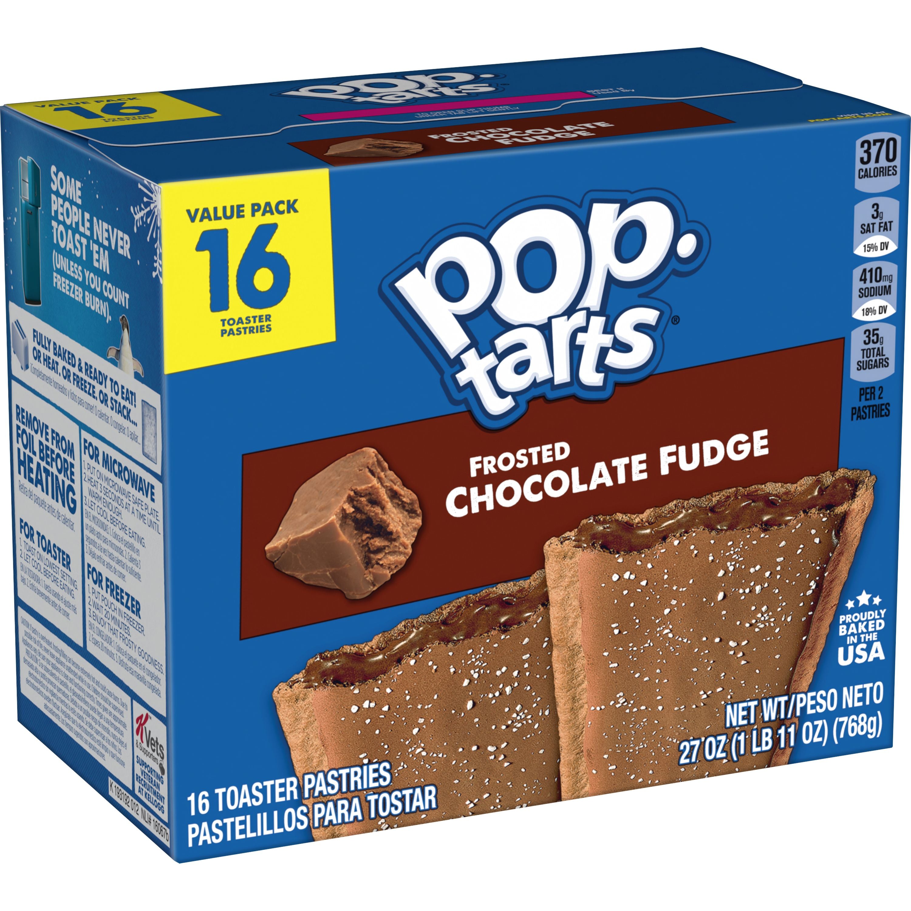 Pop Tarts Frosted Chocolate Fudge