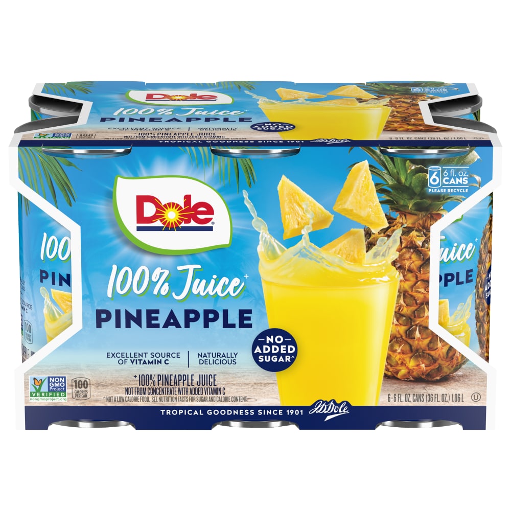 Dole:in 100% Pineapple Juice
