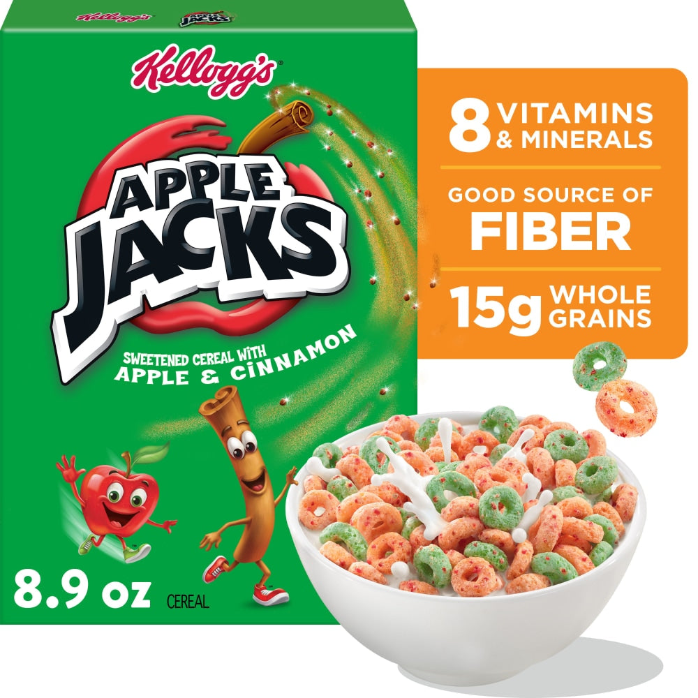 Kellogg's Apple Jacks Cereal - 8.9 oz Box