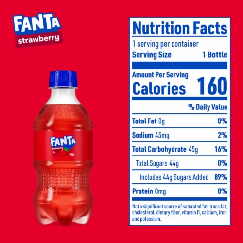 Fanta - Strawberry Glass - 12.00 FL OZ