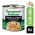 Pennsylvania Dutchman Mushrooms Stems and Pieces 4 Oz