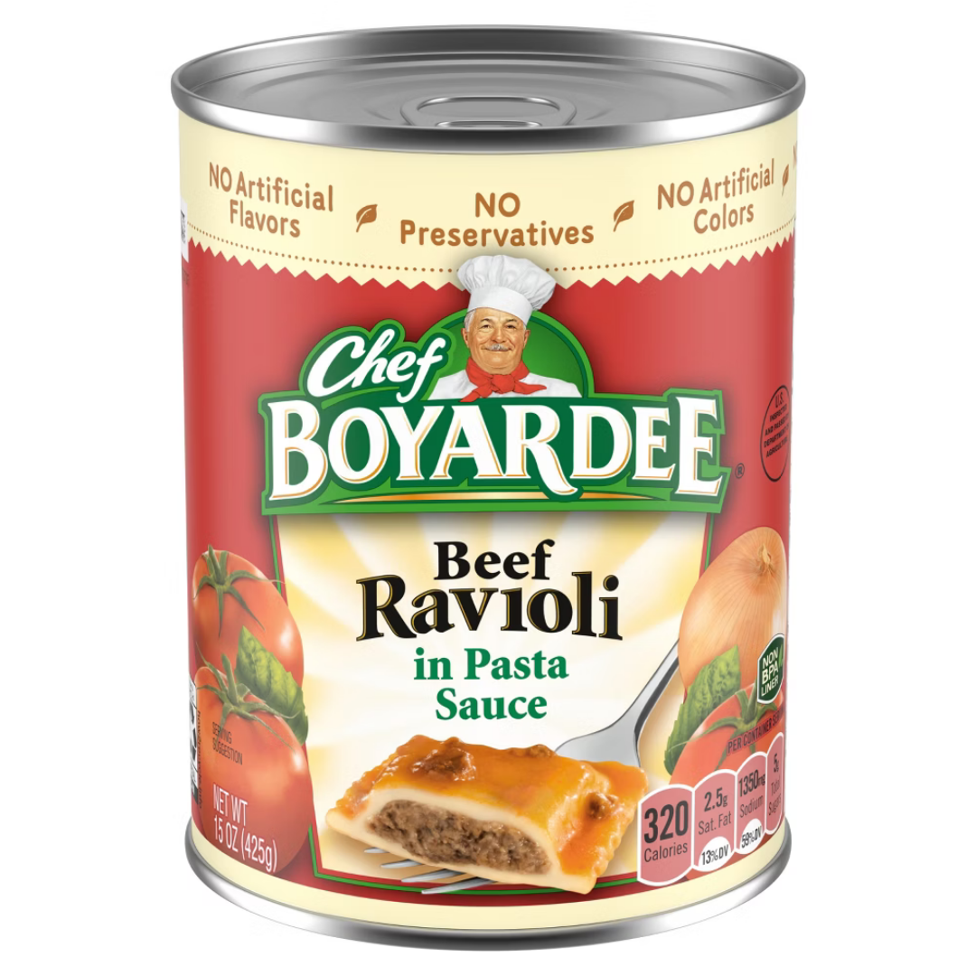 Chef Boyardee Beef Ravioli