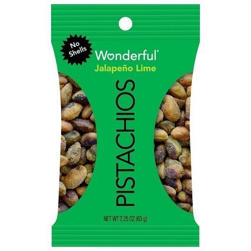 Wonderful Pistachios Jalapeno Lime Flavored - 2.25 oz