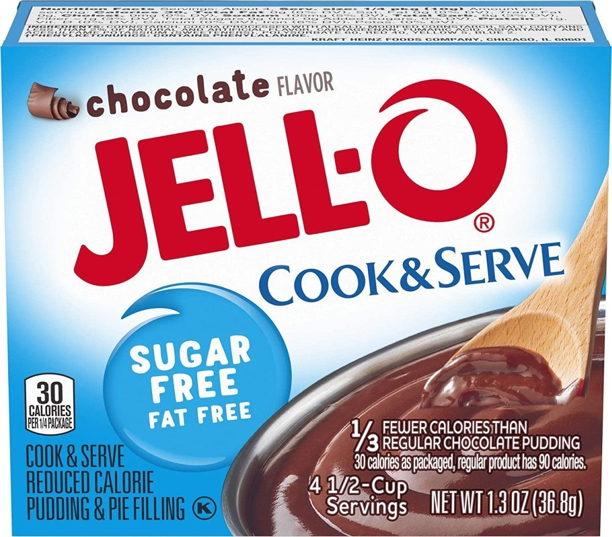 Jell-O Chocolate Sugar Free Pudding