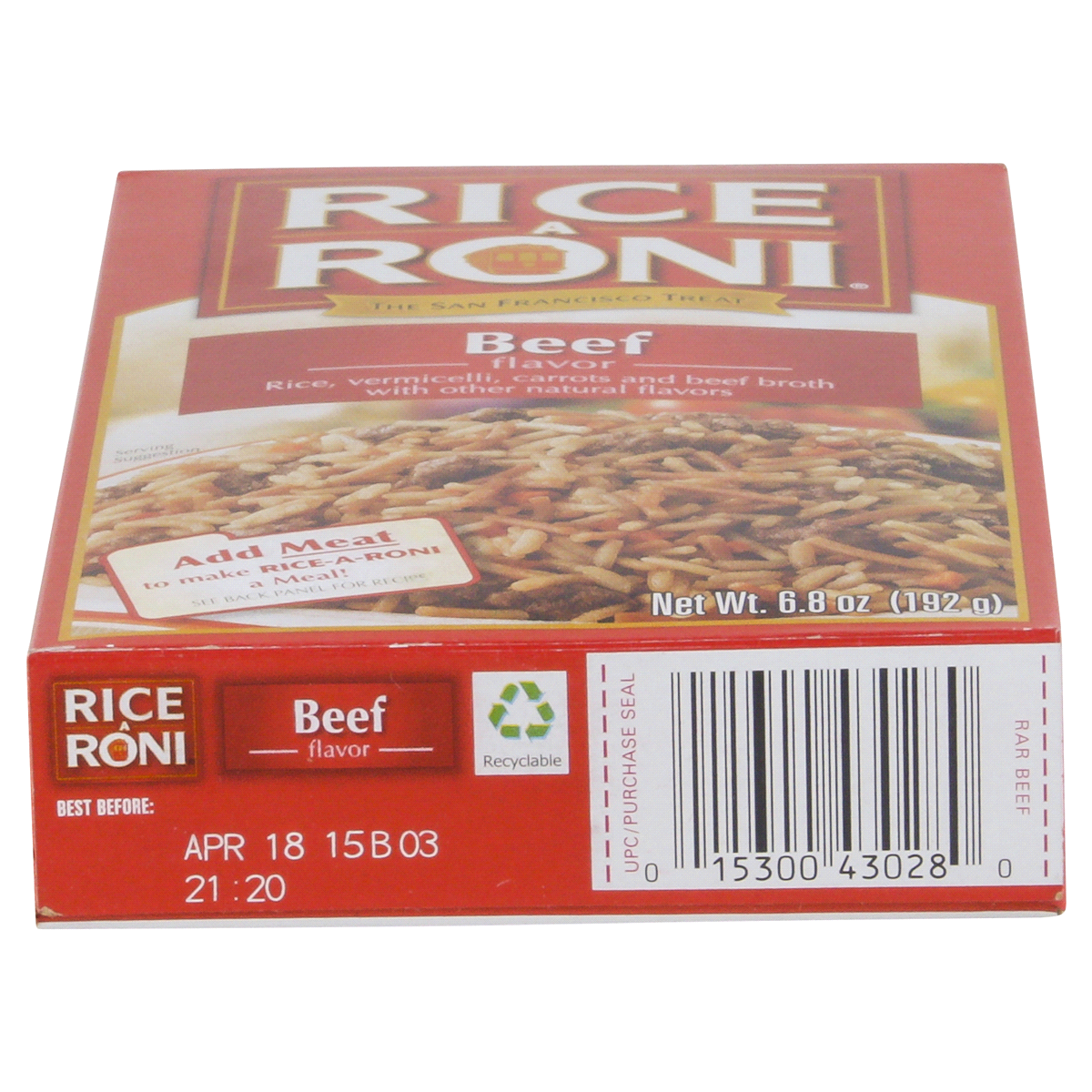 Rice-A-Roni Beef Flavored Rice Mix - 6.8 oz