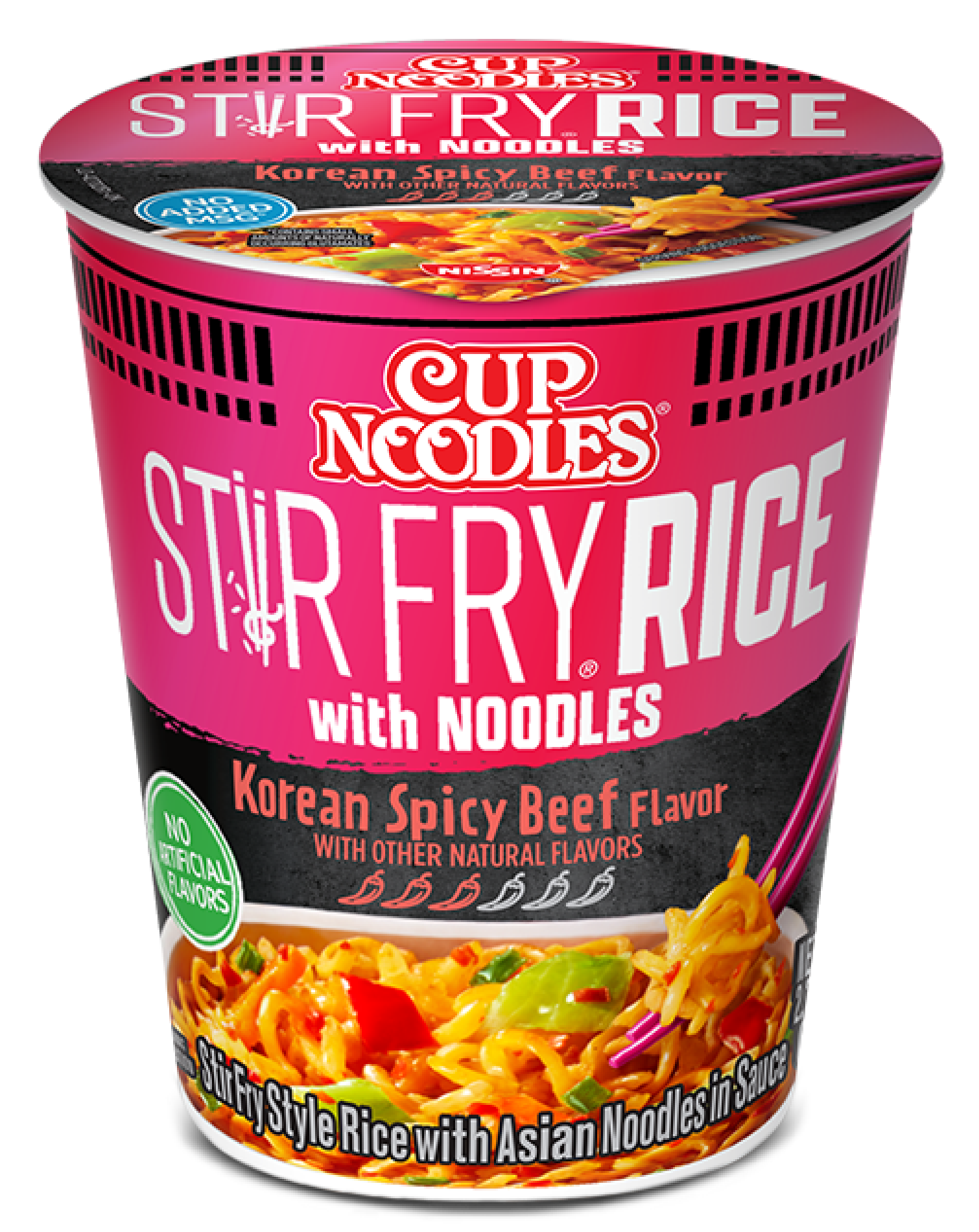 Cup Noodles Stir Fry Rice Korean Spicy Beef