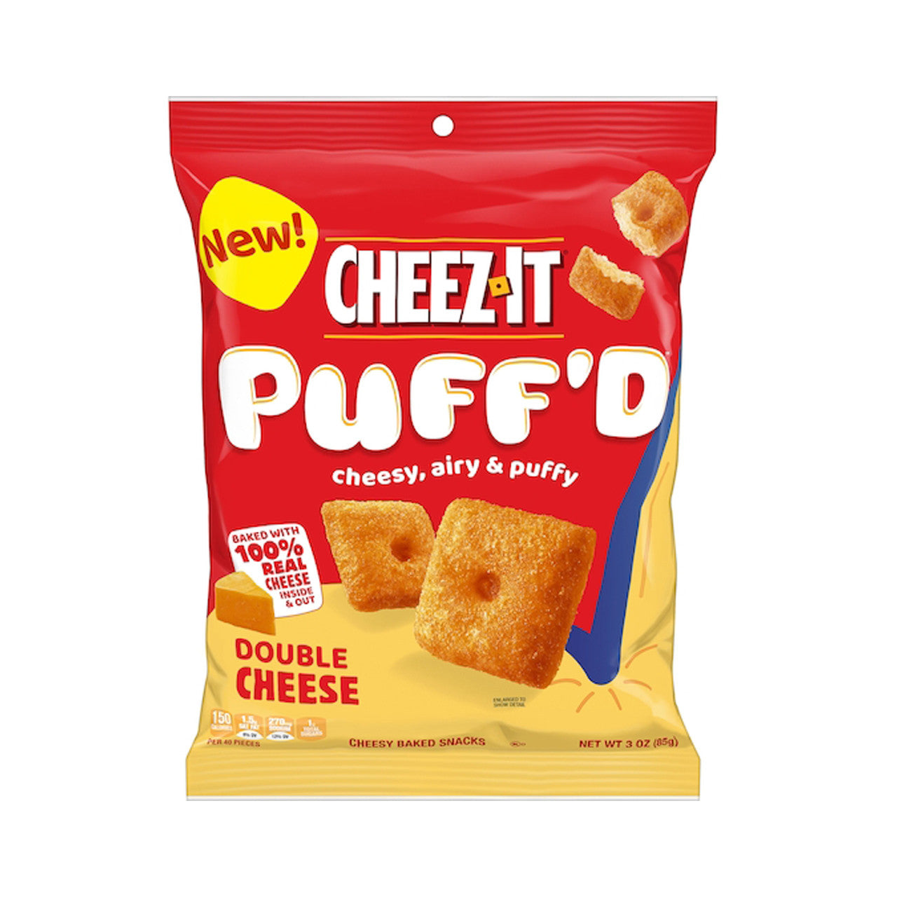 Cheez-It Puff'd Double Cheese Baked Snacks - 3 oz