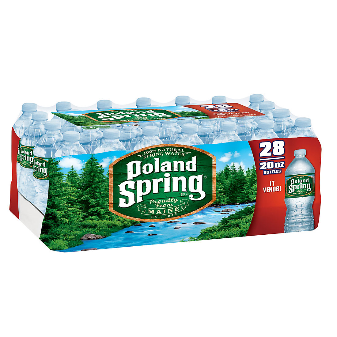Poland Spring 100% Natural Spring Water - Multi Pack