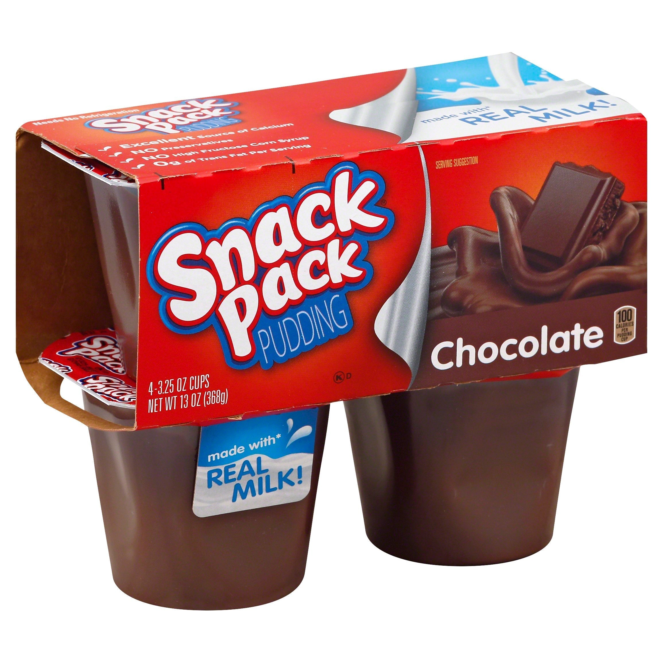 Snack Pack Pudding Chocolate