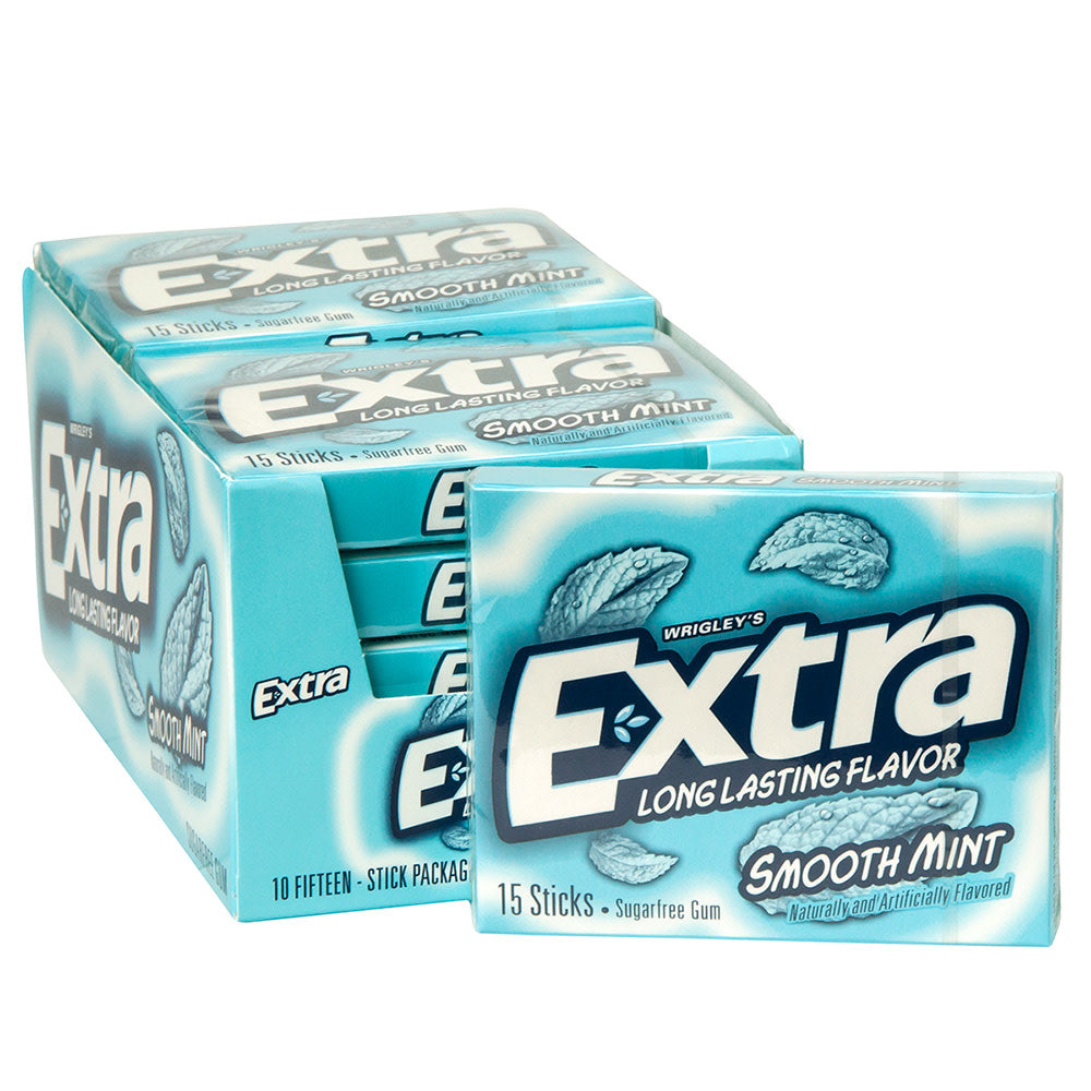 Wrigley's Extra:Smooth Mint - Long Lasting Flavor