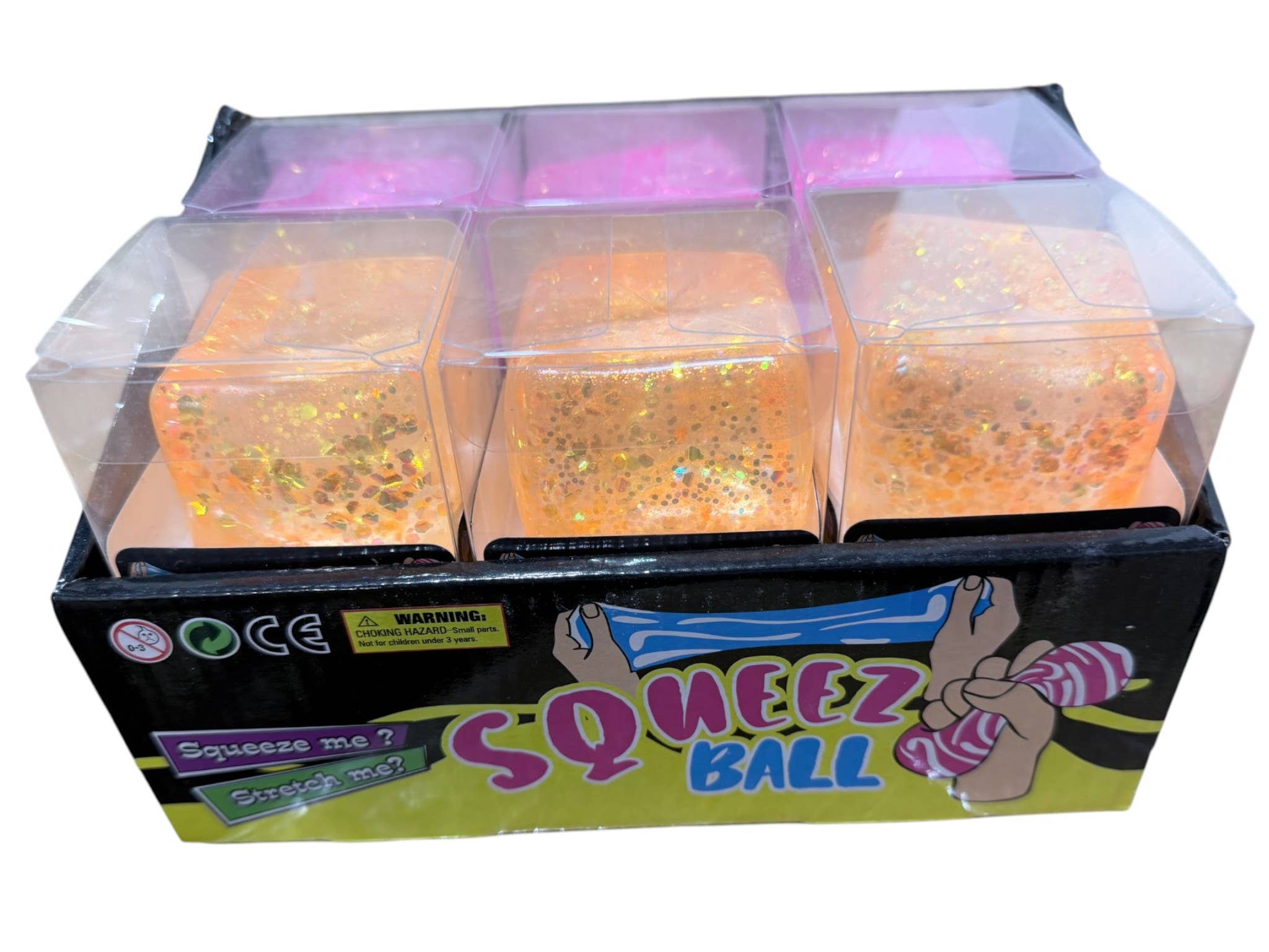 Glitter Squishy Cube