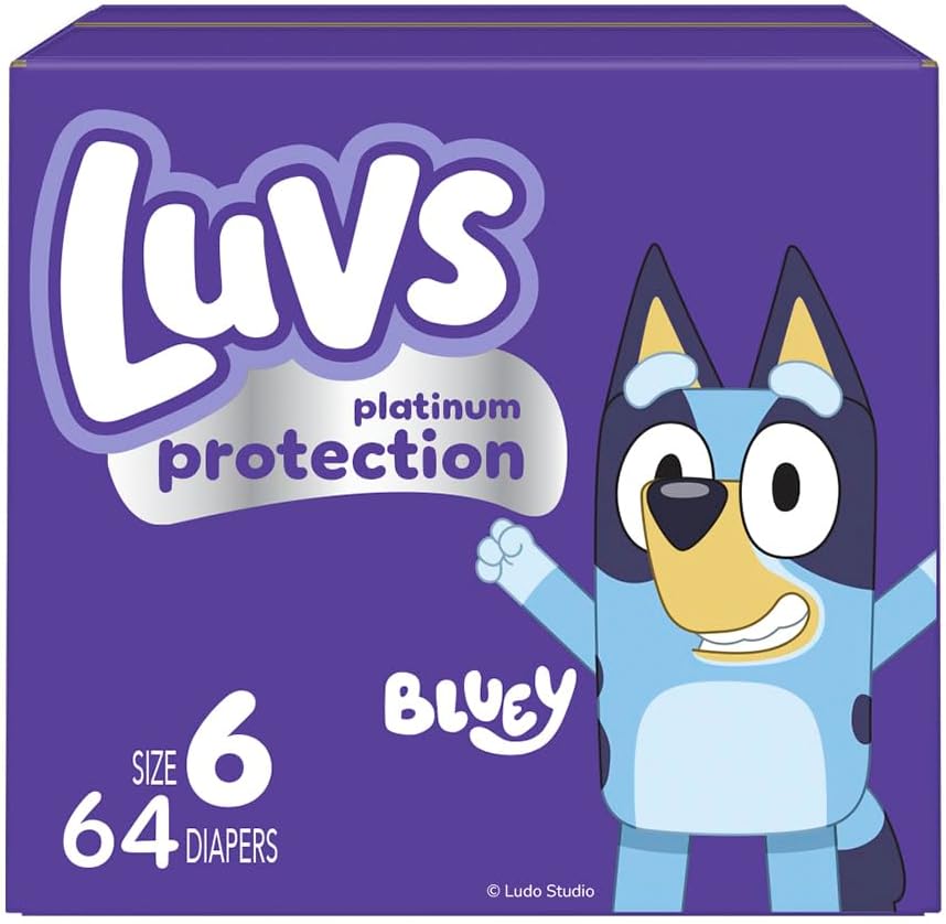Luvs Bluey Size 6