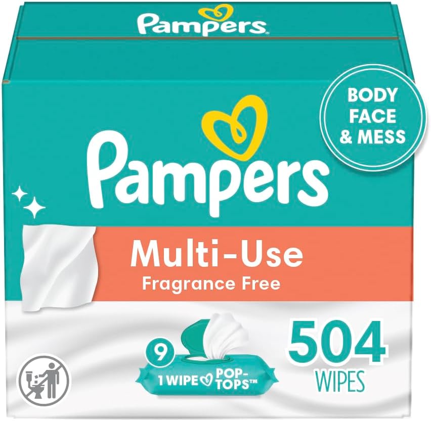Pampers Multi-use Fragrance Free  Wipes