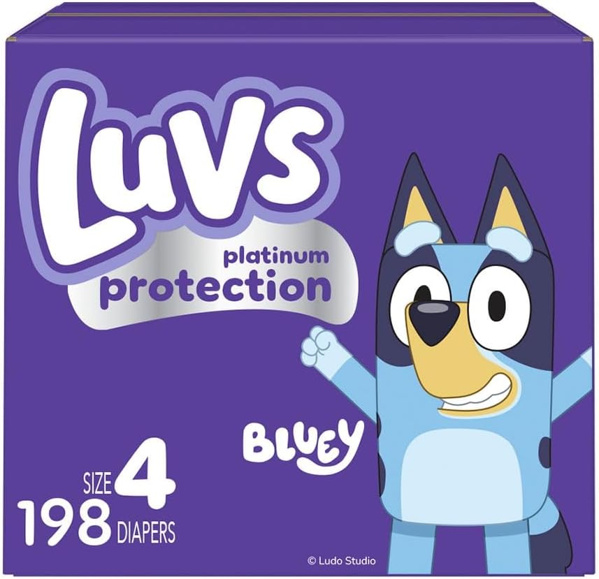 Luvs Bluey Size 4