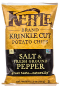 Kettle Brand Krinkle Cut:Salt & Fresh Ground Pepper