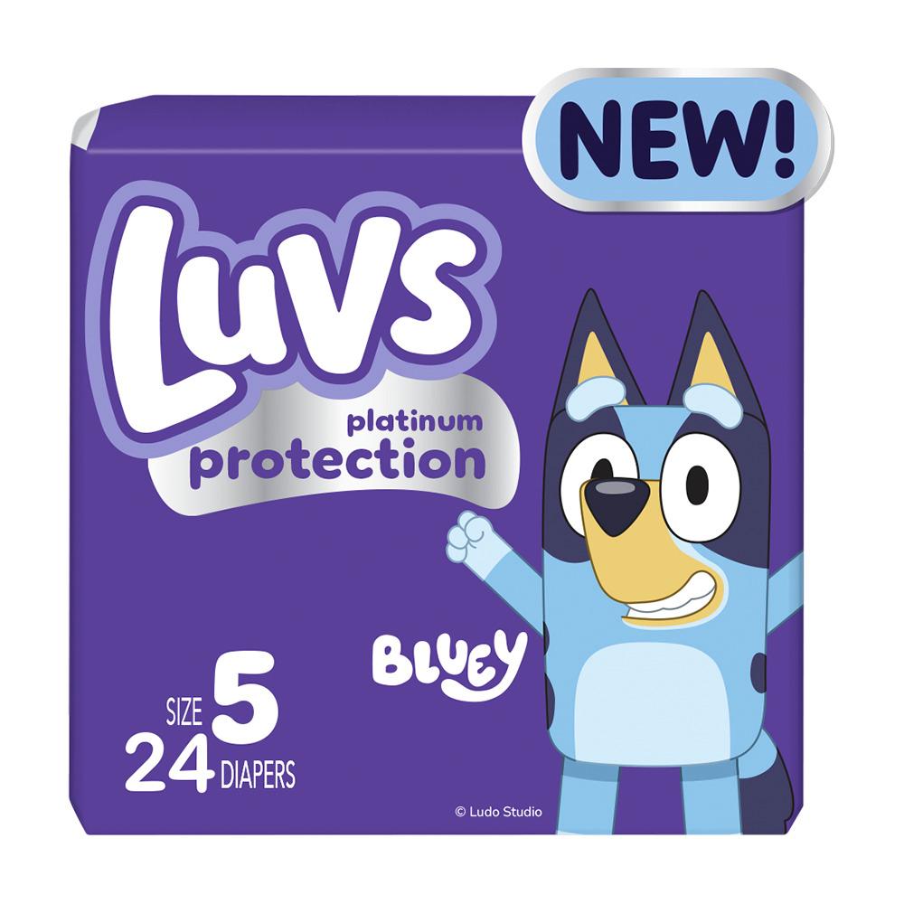 Luvs Bluey Size 5