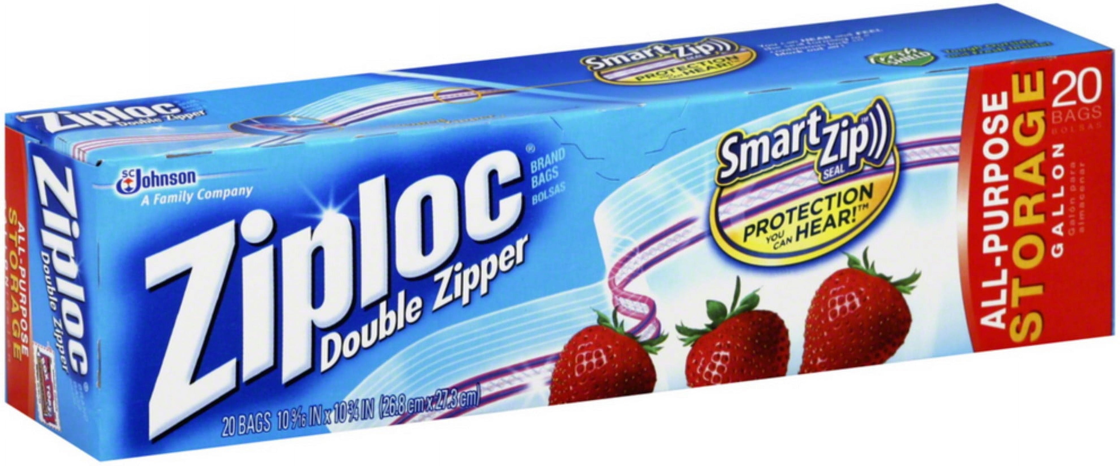 Ziplock Gallon Double Zipper Multi-Purpose Storage Bags