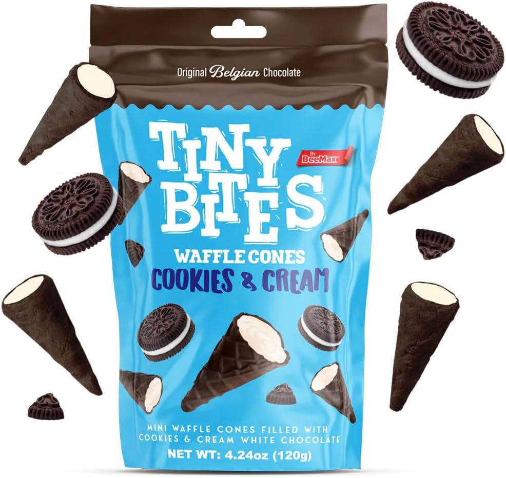 Tiny Bites Waffle Cones Peanut Butter - 4.24 oz