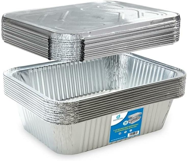 EZ OvenWare 1-1/2 Quart Casserole Pans With Libs 2 ct 55/pt 9/cs