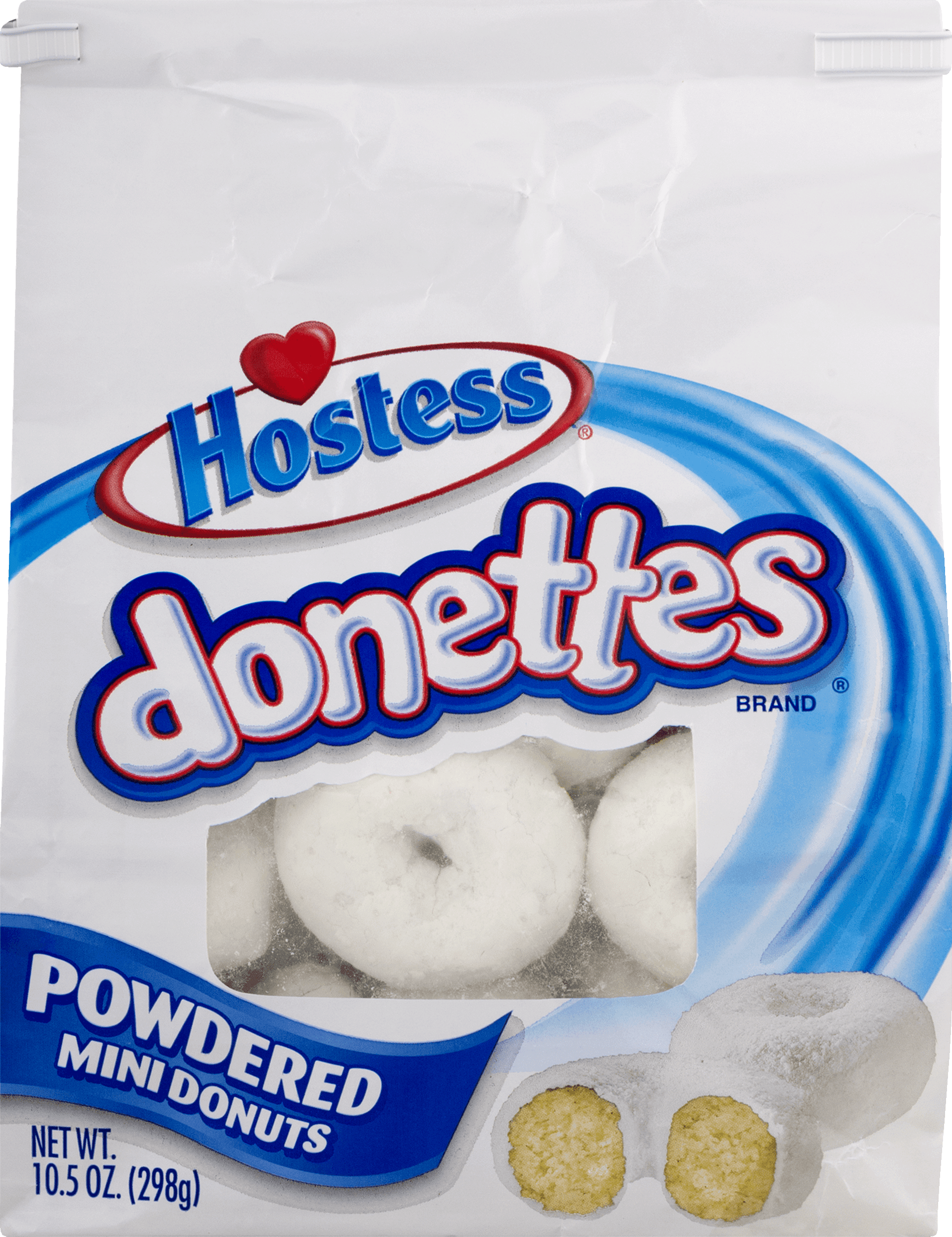 Hostess Donettes Mini Donuts - Powdered, 10 Oz