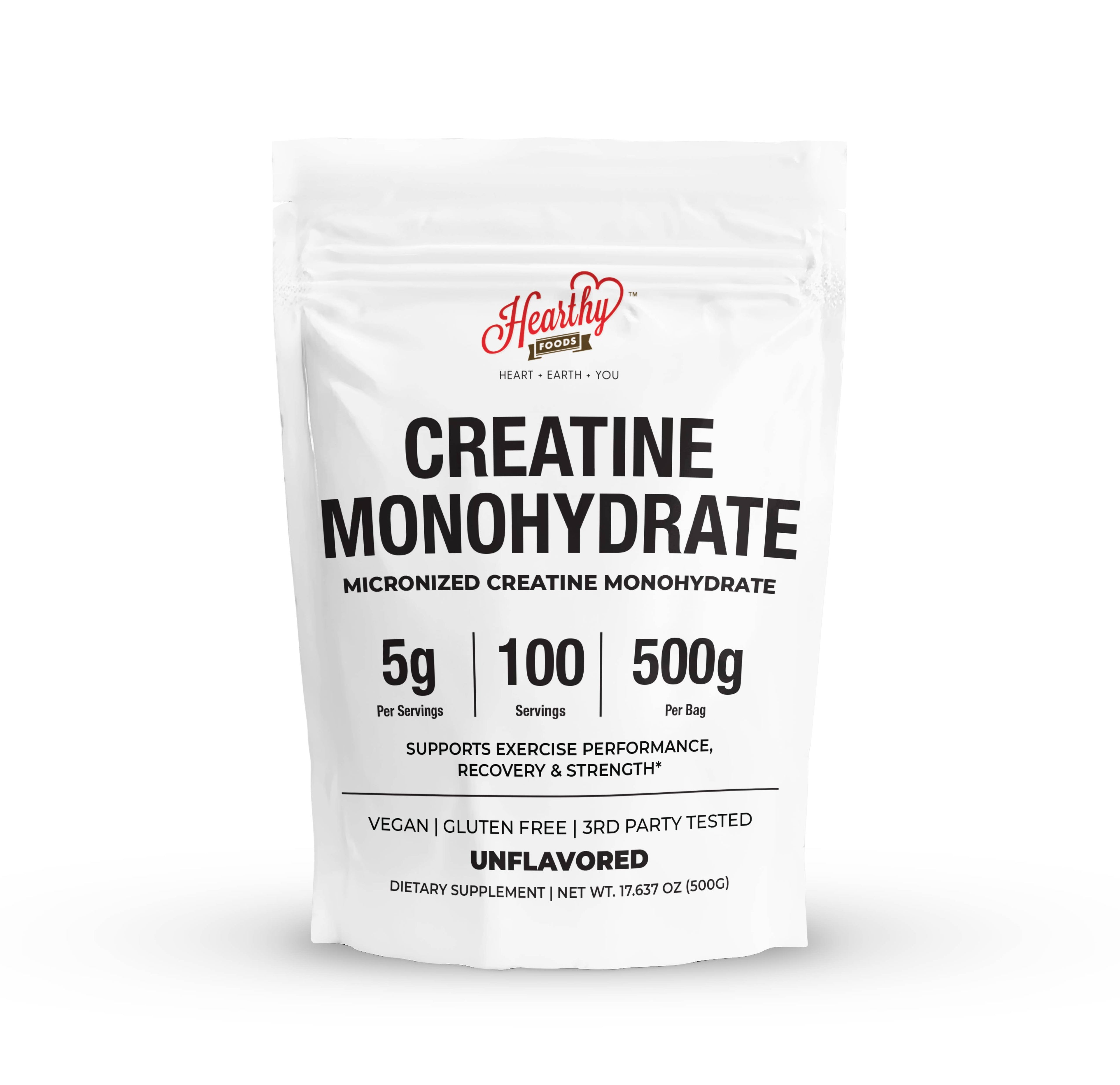 Creatine Monohydrate Powder Unflavored - 17.6 oz (500g)