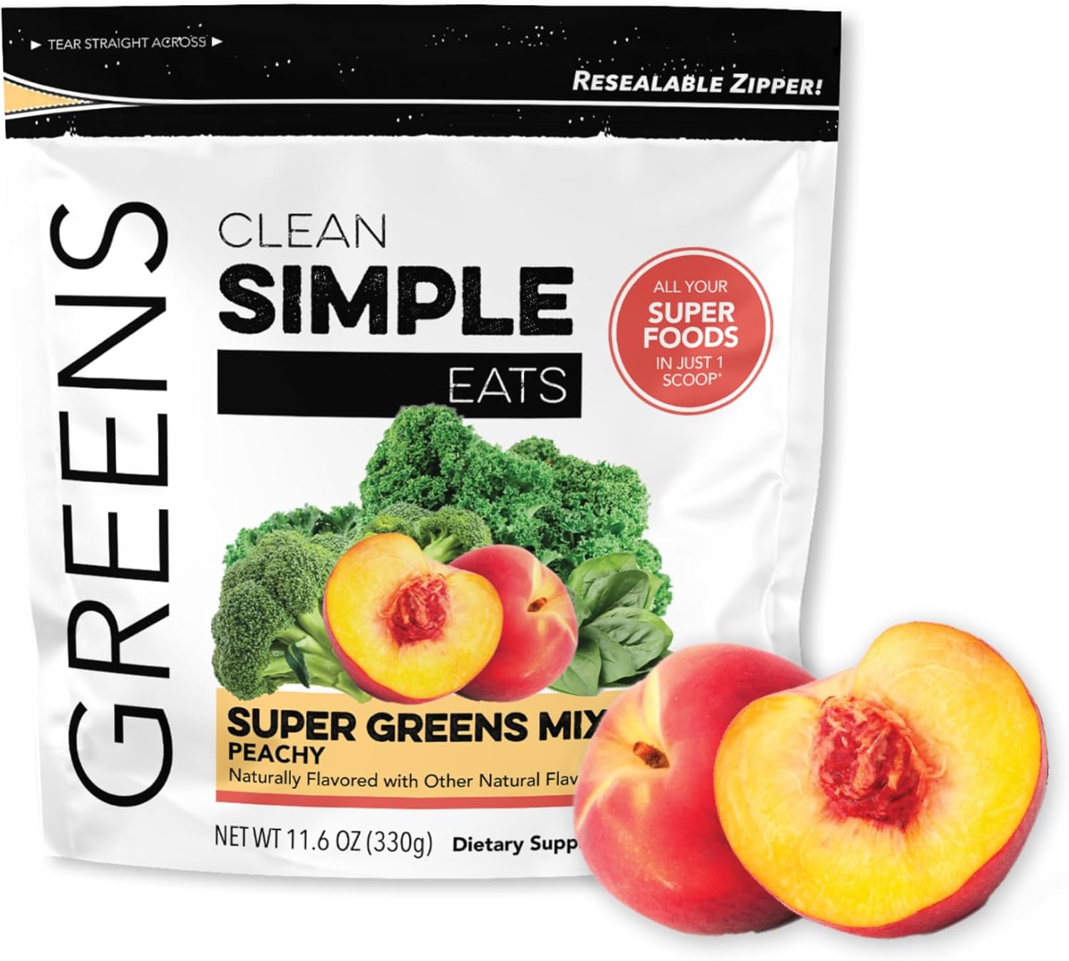 Clean Simple Eats Super Collagen Mix Blueberry Le Onade - 12.5 oz