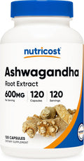 PLNT Ashwagandha Root Extract Capsules - 90 Count