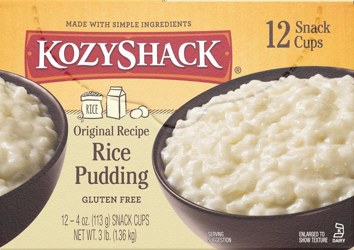 PUDDING KOZY SHACK RICE 4OZ