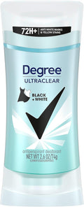 Degree Women Ultra Clear Black + White Pure Clear