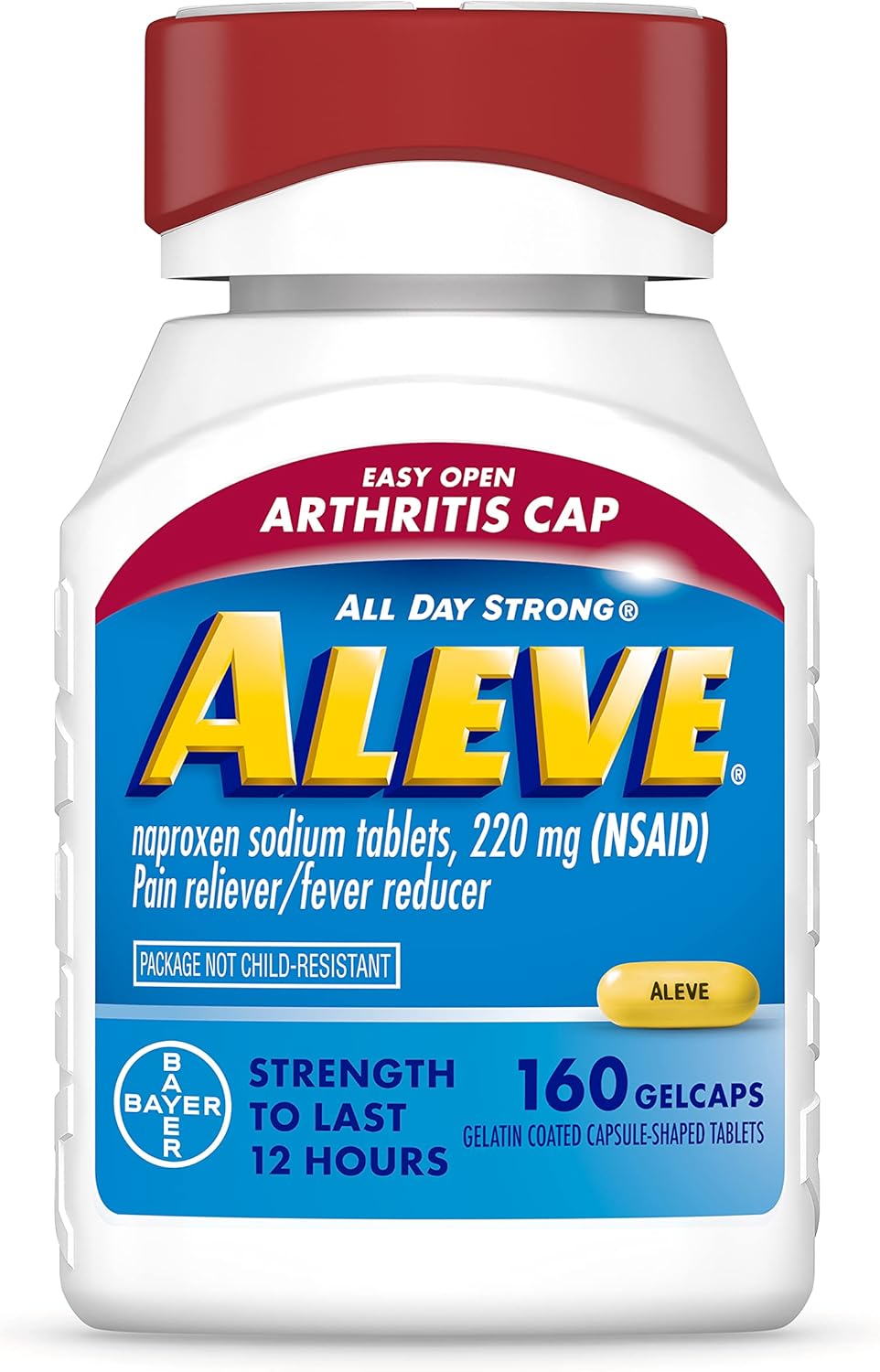Aleve Naproxen Sodium Pain Reliever Individual Packets - 1 Caplet