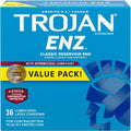 Trojan ENZ Armor Spermicidal Lubricant Latex Condoms - 3 Count