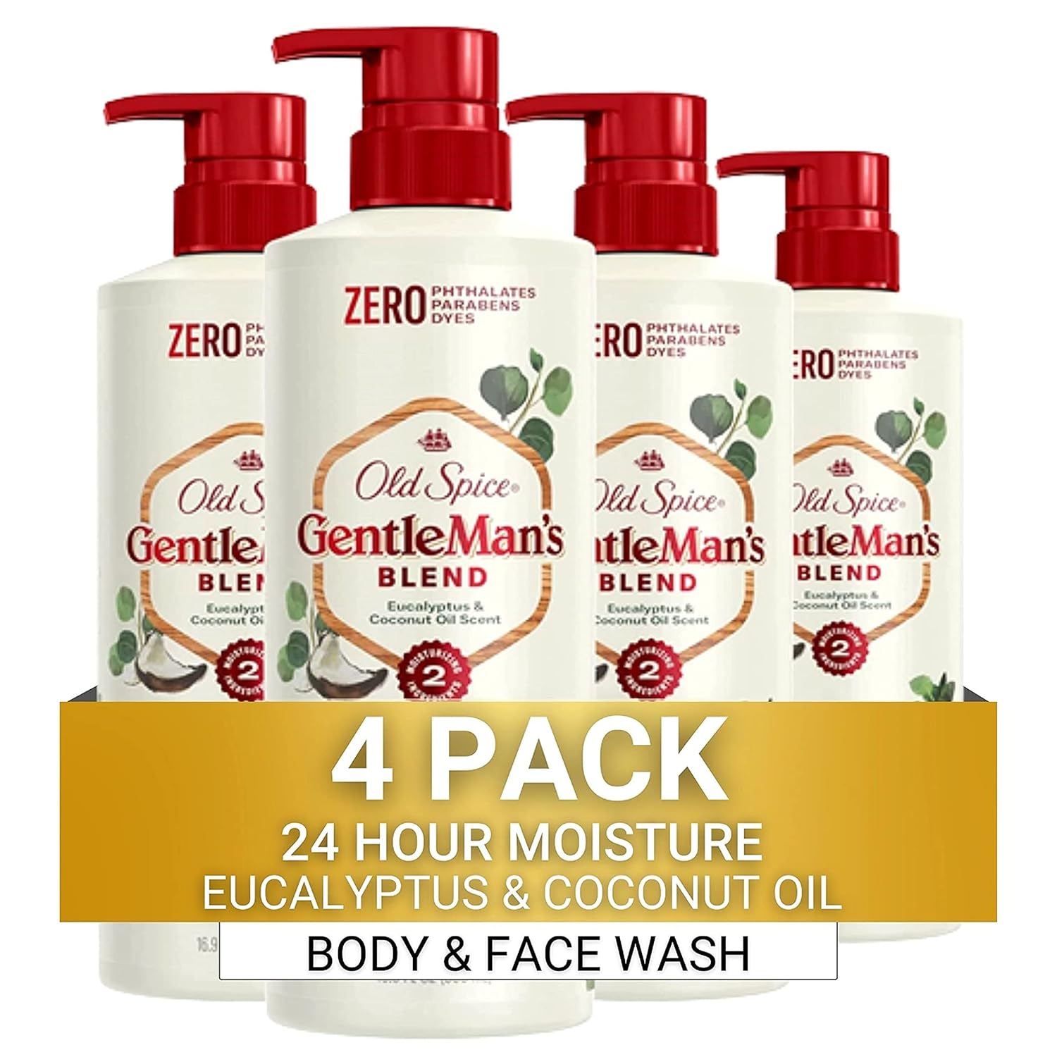 Old Spice GentleMan Eucalyptus Coconut Oil Body Wash - 18 oz