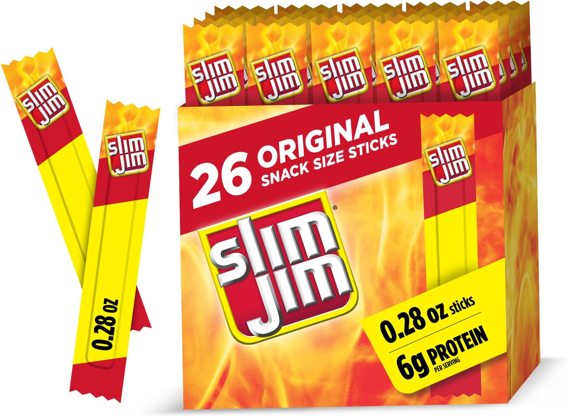 Slim Jim Original Smoked Snack Stick - Giant Size