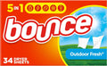 Bounce Outdoor Fresh Dryer Sheets - 34 Sheets