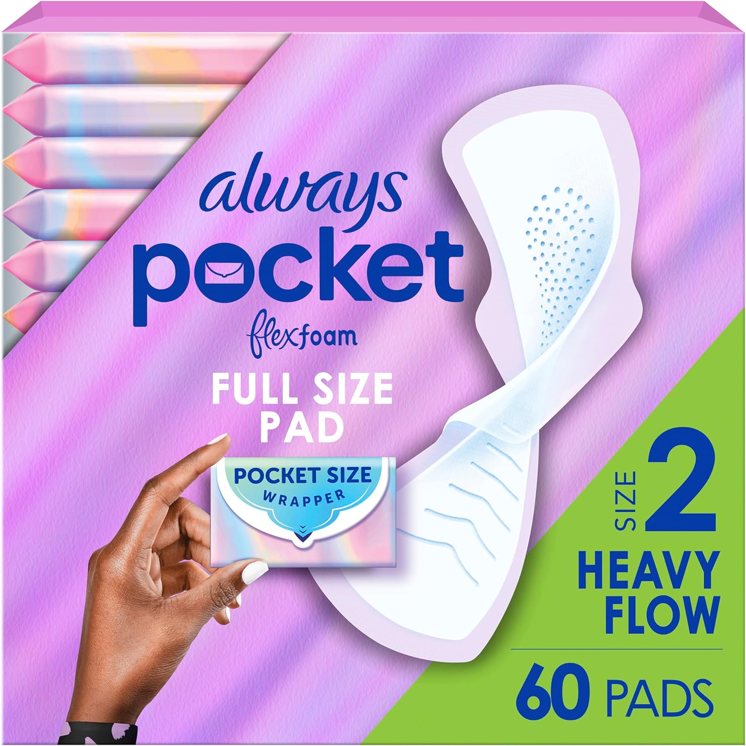 Always Maxi Pads Regular with Wings - 16 Count