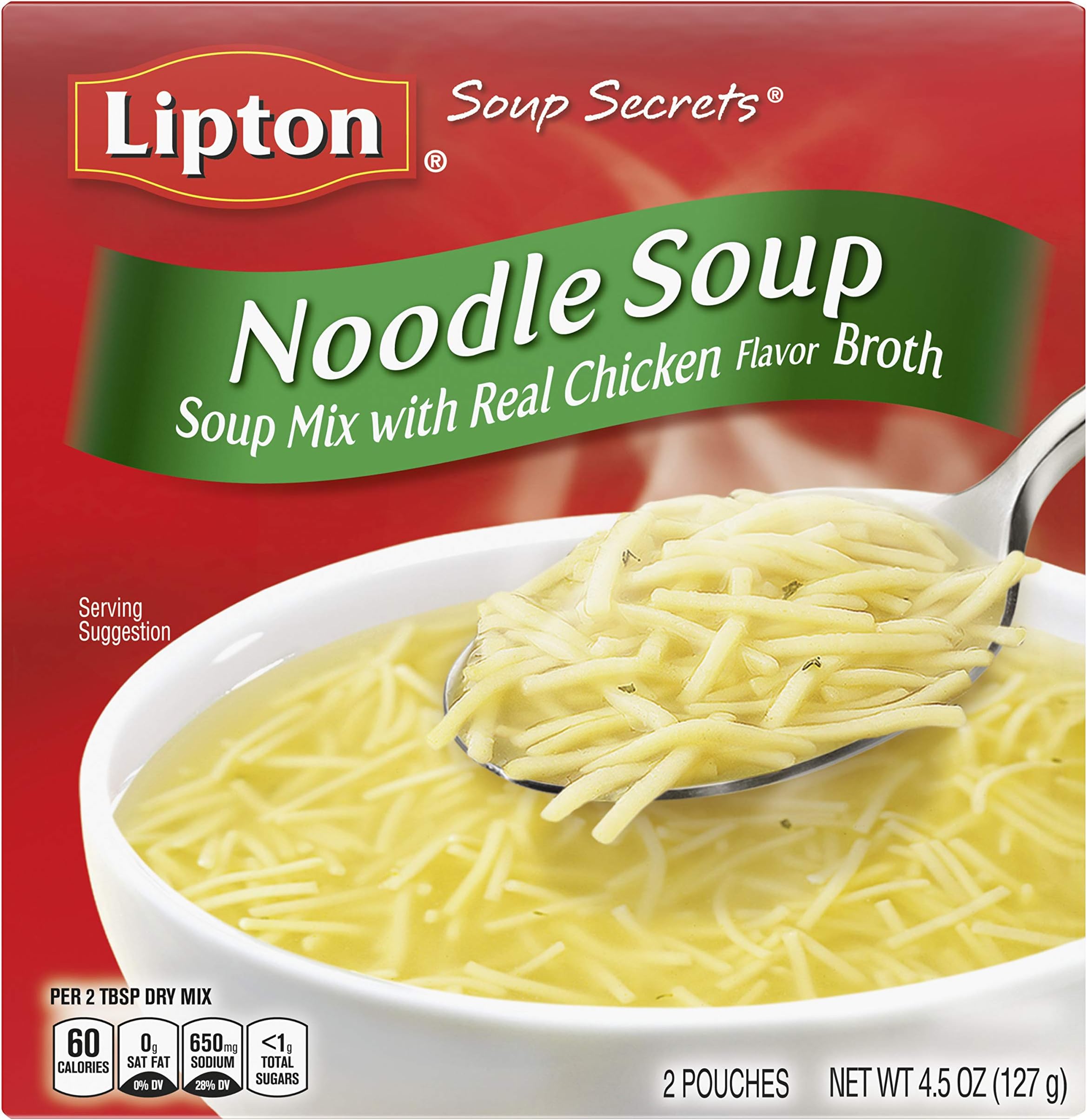 Lipton Soup Secrets Noodle Soup with Real Chicken - 4.5 oz