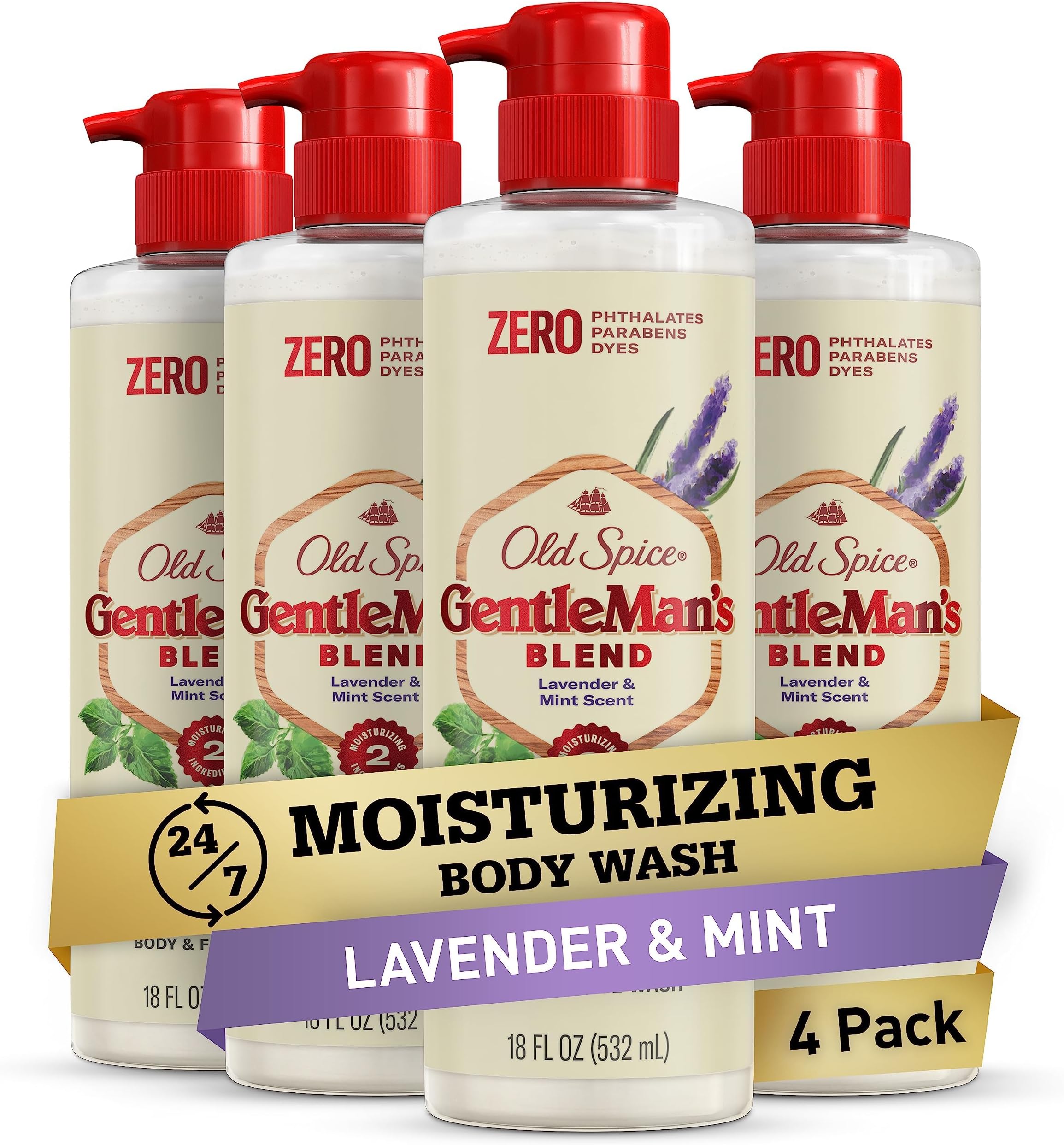 Old Spice GentleMan Lavender Body Wash - 18 oz