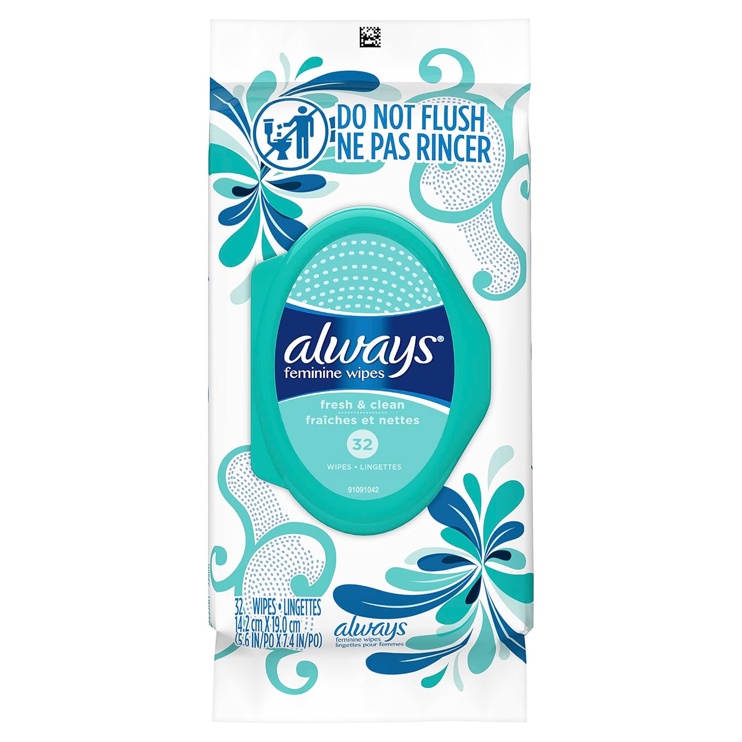 Always Feminine Wipes Fresh Scent - 32 Wipes