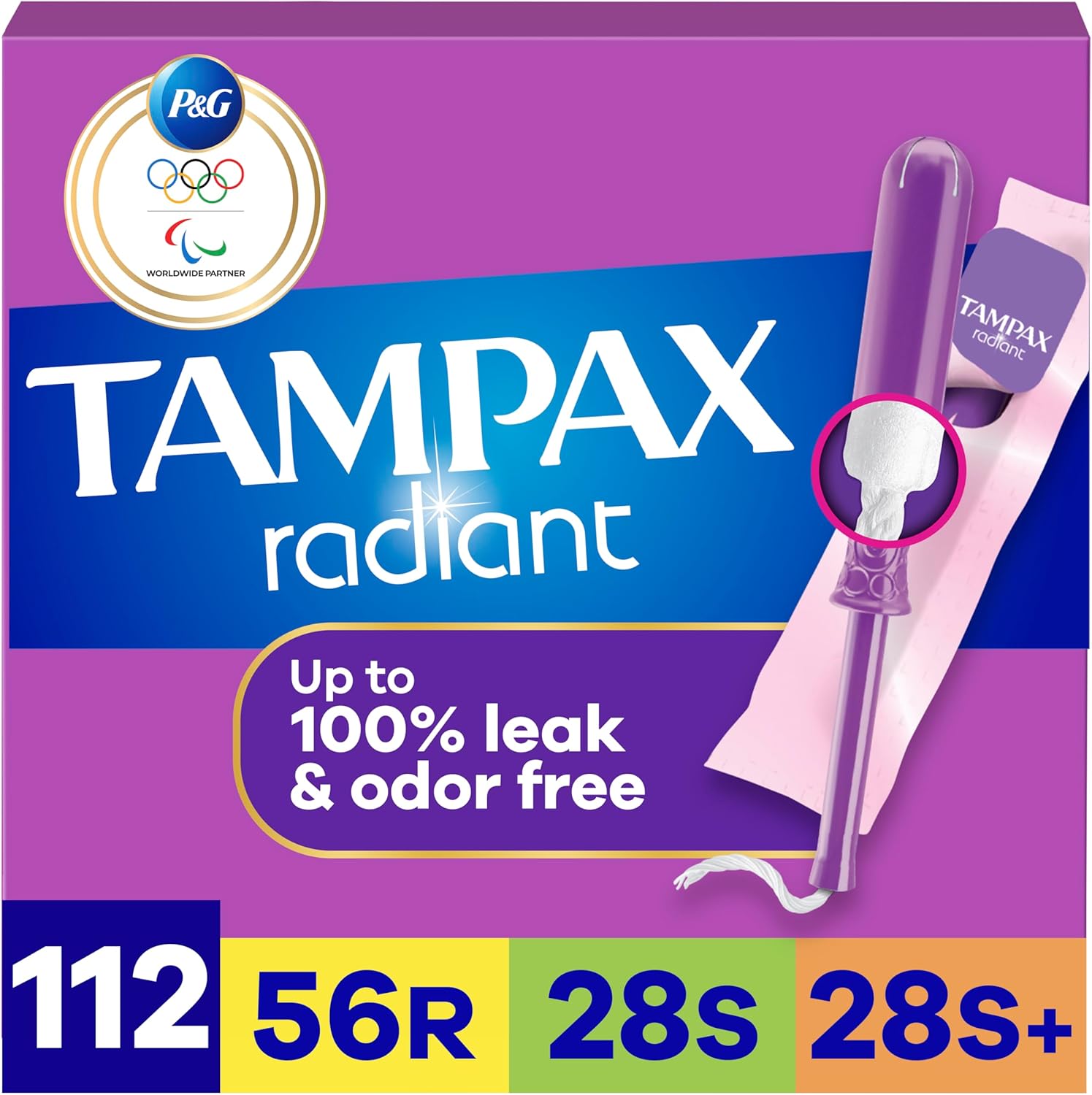 Tampax Flushable Cardboard, Super Absorbency Tampons