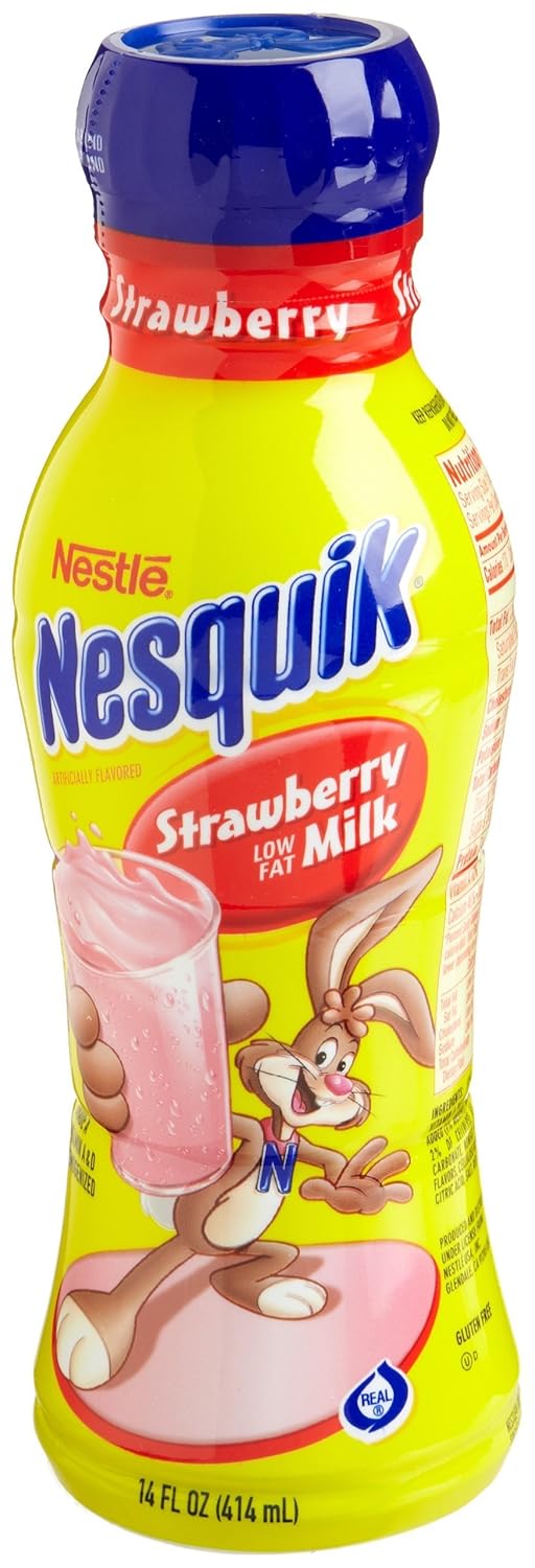 Nestle Nesquik Strawberry Low Fat Milk